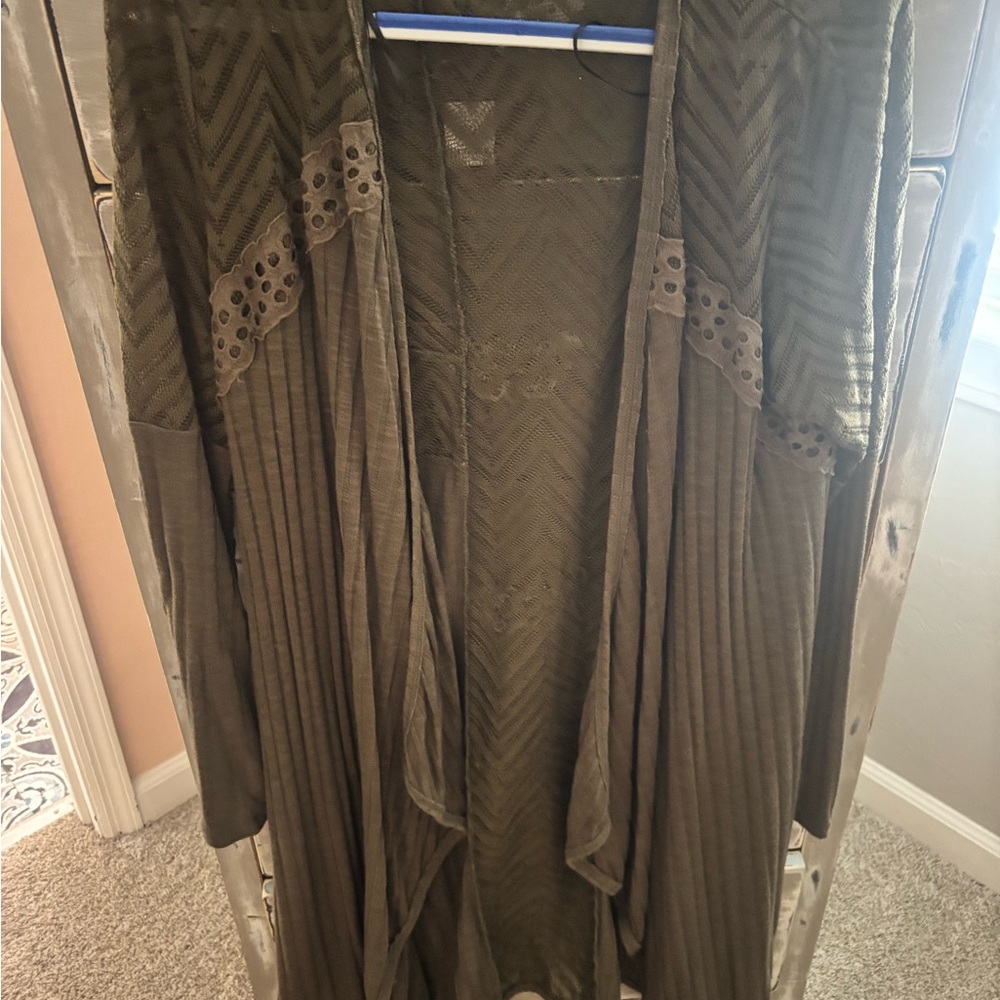 Knox Rose Olive Green Cardigan